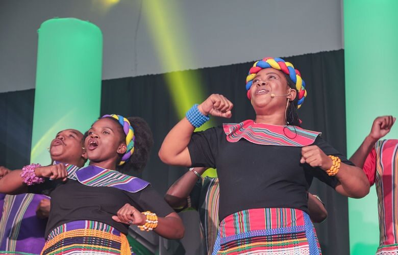 Cultural performance at the awards ceremony